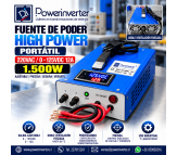 FUENTE DE PODER - PORTATIL 220VAC /125VDC  10A (1250W) PROFESIONAL